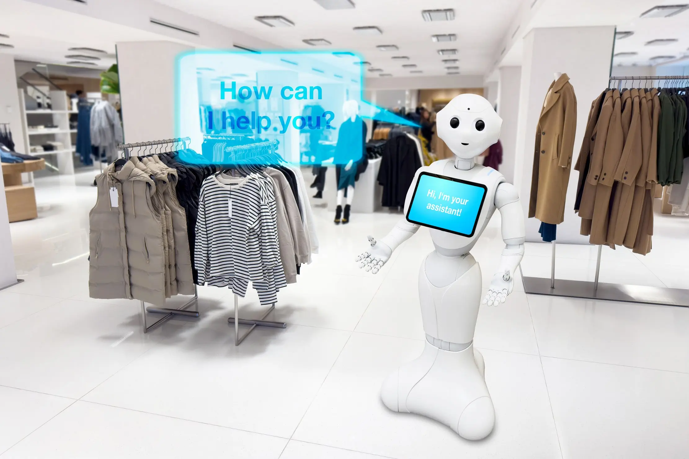 AI shop assistant concept showing why retail data must be clean before automation helps