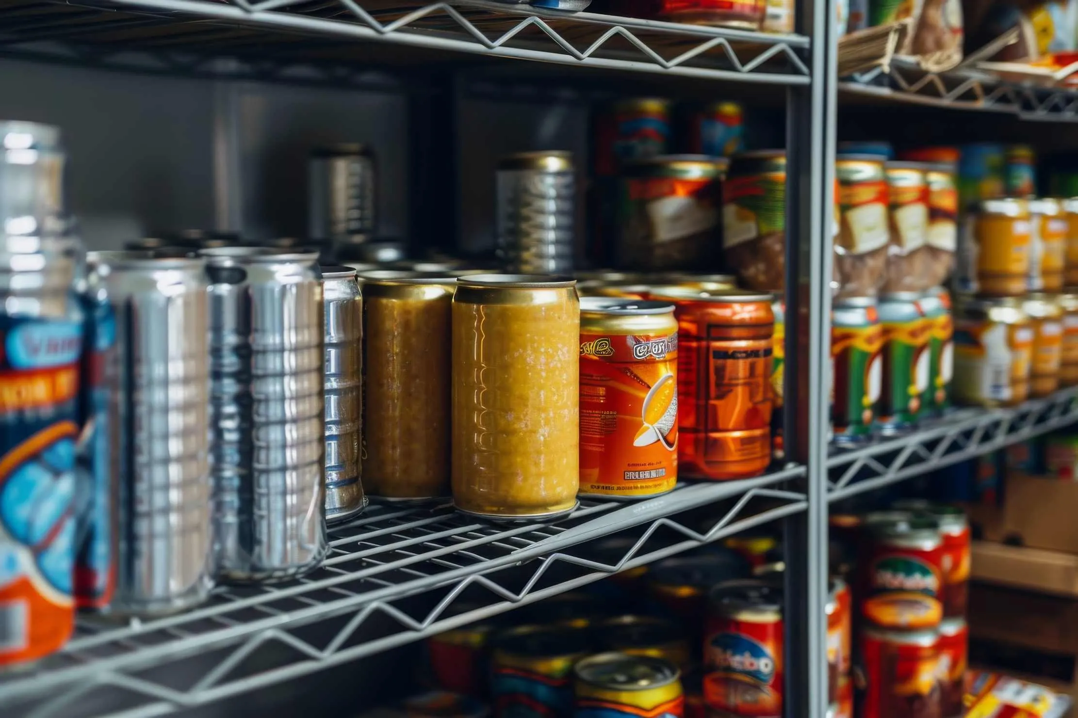 Organised shelves of bottles and jars representing batch, expiry, and FEFO inventory control